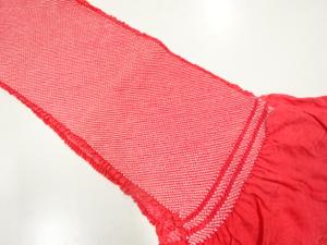 正絹　振袖用　絞り　帯揚げ